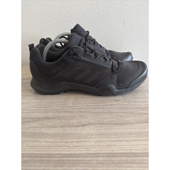 Adidas Continental Terrex A3 BC0524 Sneaker Mens Sz 10 Triple Black Hiking Shoes - Picture 1 of 11